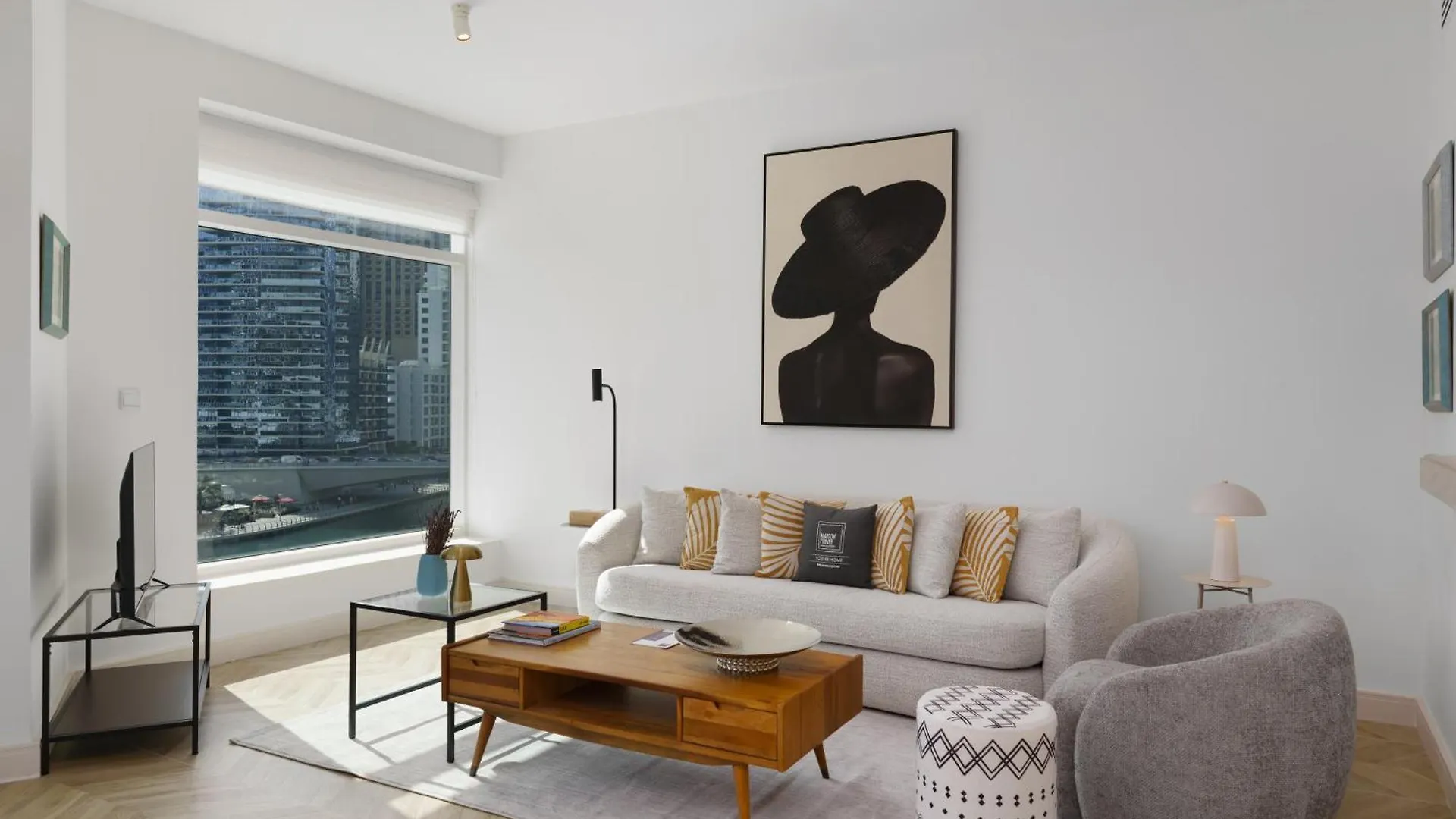 Apartment Maison Privee - Blissful Living With Dubai Marina Waterfront Views